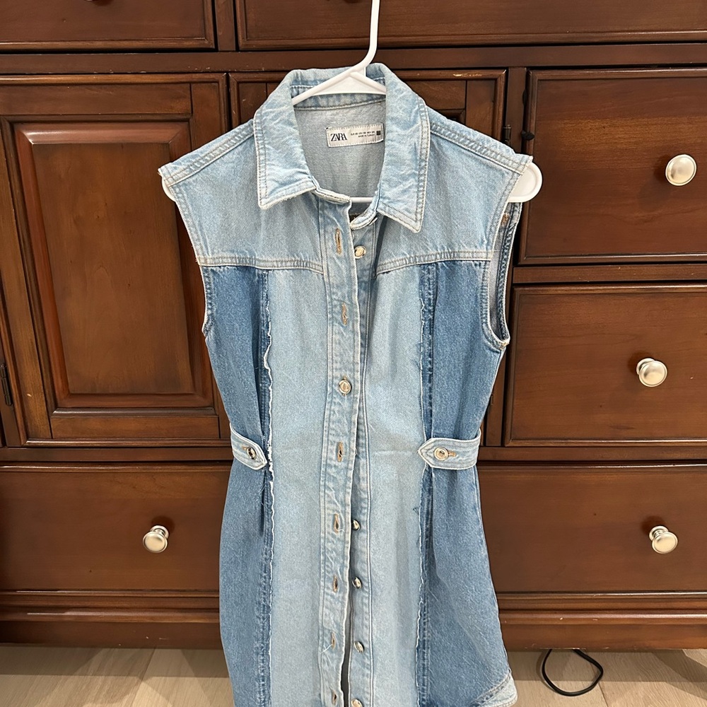 Zara Blue Denim dress